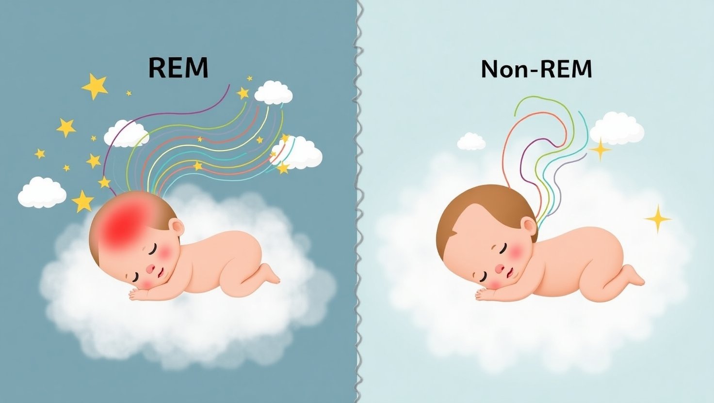 REM vs. Non-REM sleep in infants